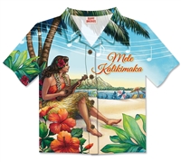 VINTAGE HULA GIRL SHIRT CARDS / 8