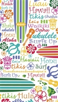 WORDS OF ALOHA DELUXE VELOUR BEACH TOWEL