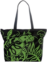 HAWAIIAN GREEN HONU MESH BEACH BAG