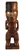 12" HAND CARVED WOOD MAORI TEKO TEKO TIKI STATUE