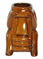 SUFFERING BASTARD CERAMIC TIKI MUG - BROWN