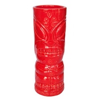 Love Red Ceramic Tiki Mug