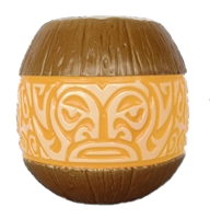 MARQO-COCO COCONUT TIKI MUG - LIMITED EDITION - YELLOW