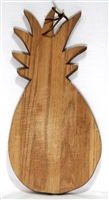 VINTAGE PINEAPPLE SHAPED WOOD CUTTING BOARD