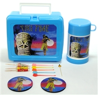 VINTAGE TIKI TIME LUNCHBOX SET