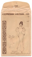 RARE VINTAGE UNCUT HOLOKU DRESS PATTERN - SIZE 16 - Polynesian 156