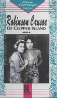 ROBINSON CRUSOE OF CLIPPER ISLAND 2-VHS VIDEO MOVIE - SALE