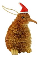 NEW ZEALAND MAORI KIWI SANTA HAT ORNAMENT