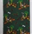 TROPICAL SANTA CLAUS & REINDEER FABRIC - GREEN BACKGROUND