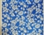 BLUE & WHITE VELVETY VELOUR STRETCHY NYLON KNIT FABRIC