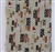 TIKI MUGS & TAPA COTTON FABRIC - BEIGE BACKGROUND